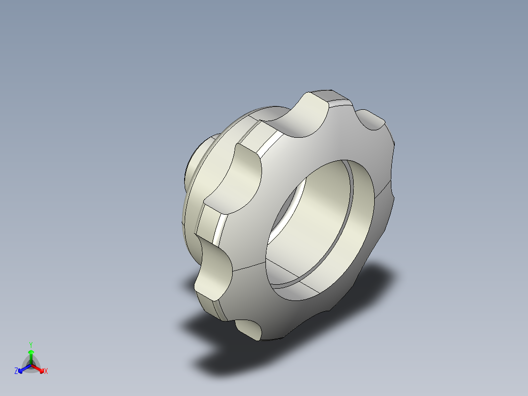 工程塑膠手輪(安裝重力指示器用)VHT,VHT.INOX-3D多系列多零件图纸模型