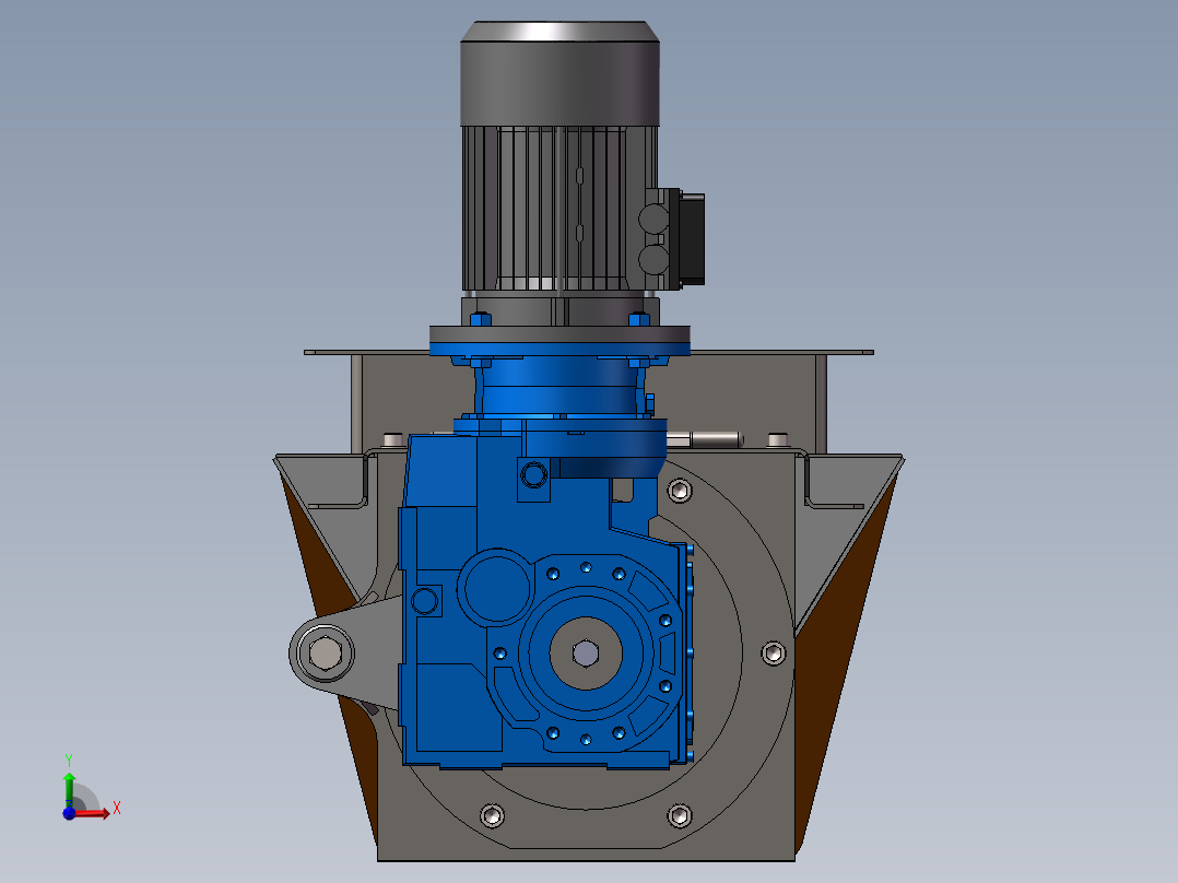 螺旋输送机前视图