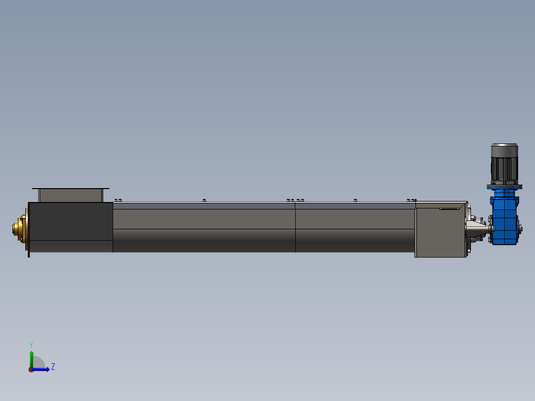 螺旋输送机左视图