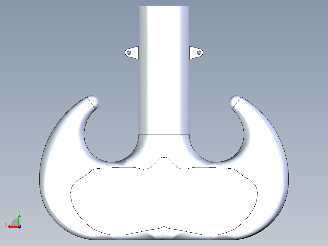 羊角起重吊钩+40+24.3.20+002后视图