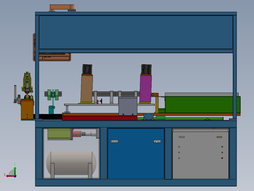 在线移动式冲切机sw18可编辑后视图