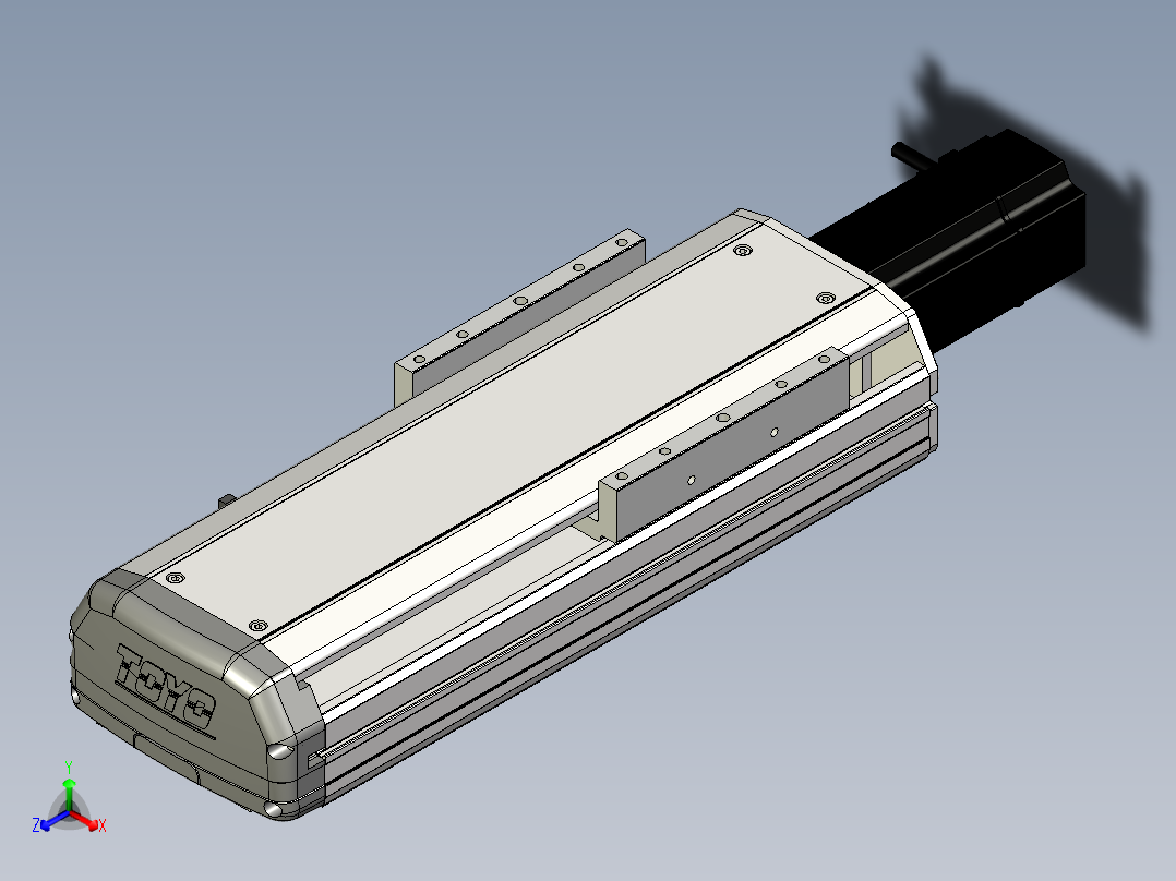 Toyo东佑达直线模组-ETH14-150-BC-200W+煞車正等轴测图