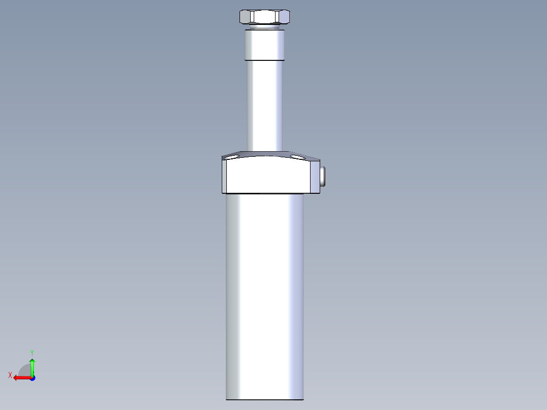 KOSMEKLHA0550-CR-Q50多系列多零件图纸模型后视图