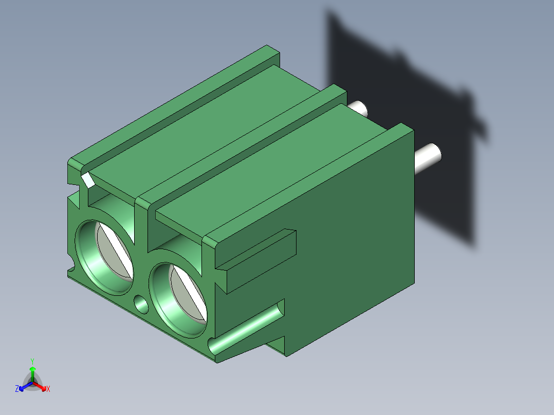 DG302-5.0-02P-14正等轴测图