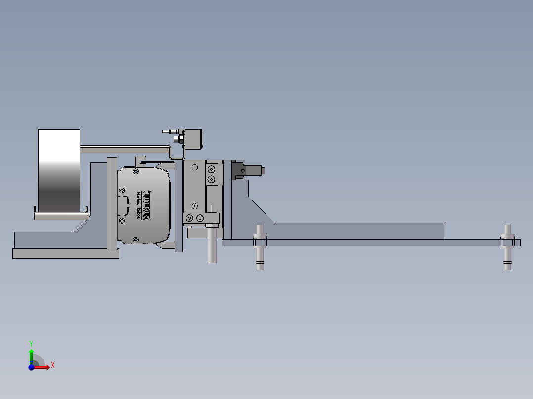 分Tray 机械手前视图