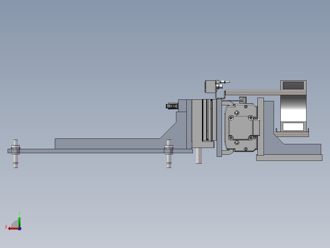 分Tray 机械手后视图