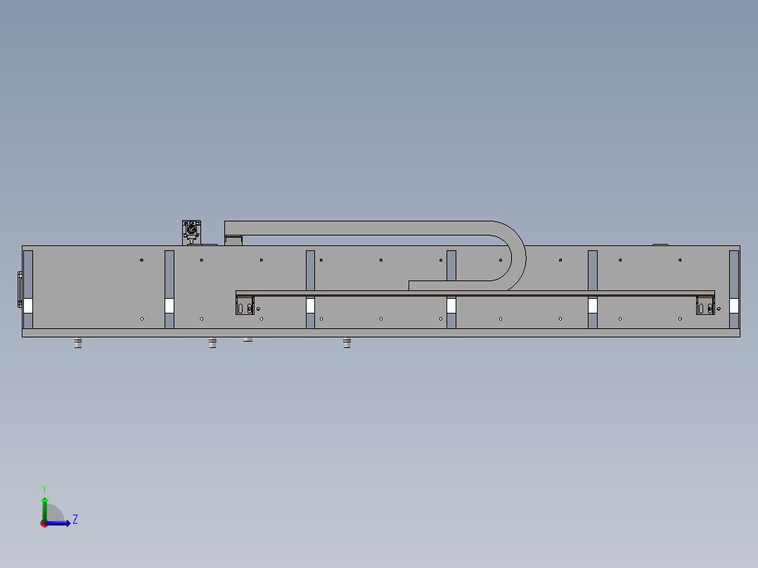 分Tray 机械手左视图