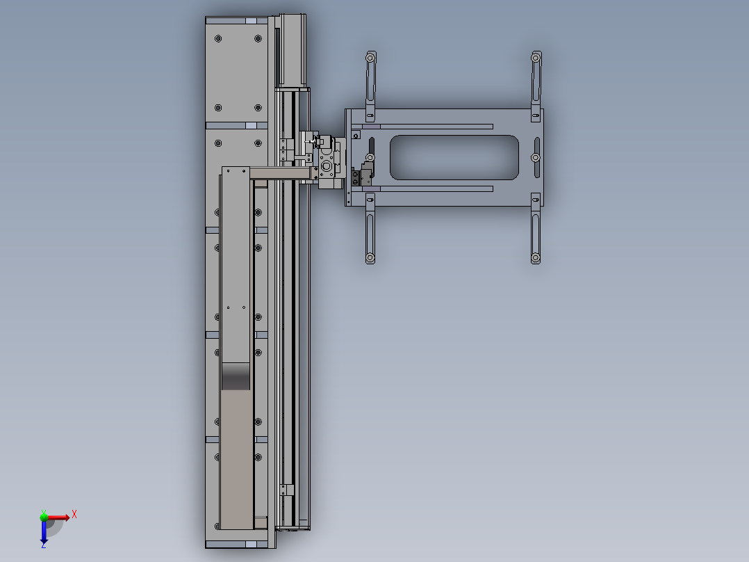分Tray 机械手俯视图