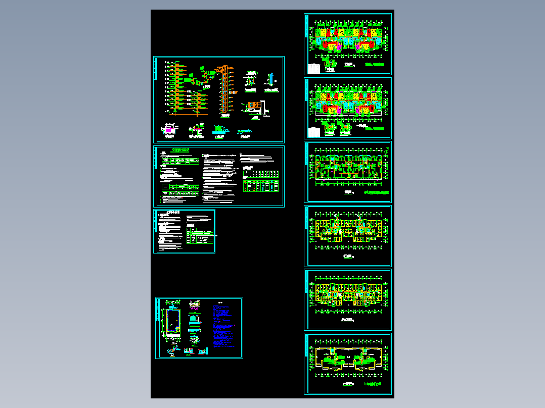 高层住宅采暖通风全套图纸