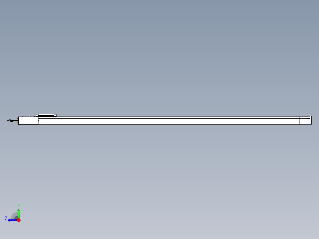 威洛博LB.GB同步带传动--欧规系列LB6A-L65-S2000-BL右视图