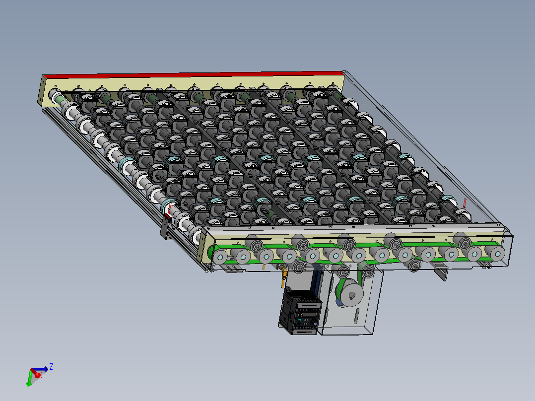 步进电机皮带传动的输送结构