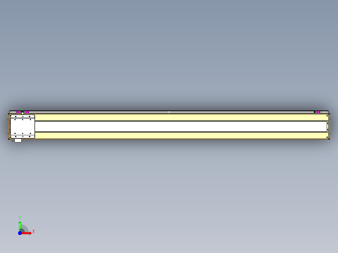 威洛博LC系列3d模型模组LC17E1Y-S1900前视图