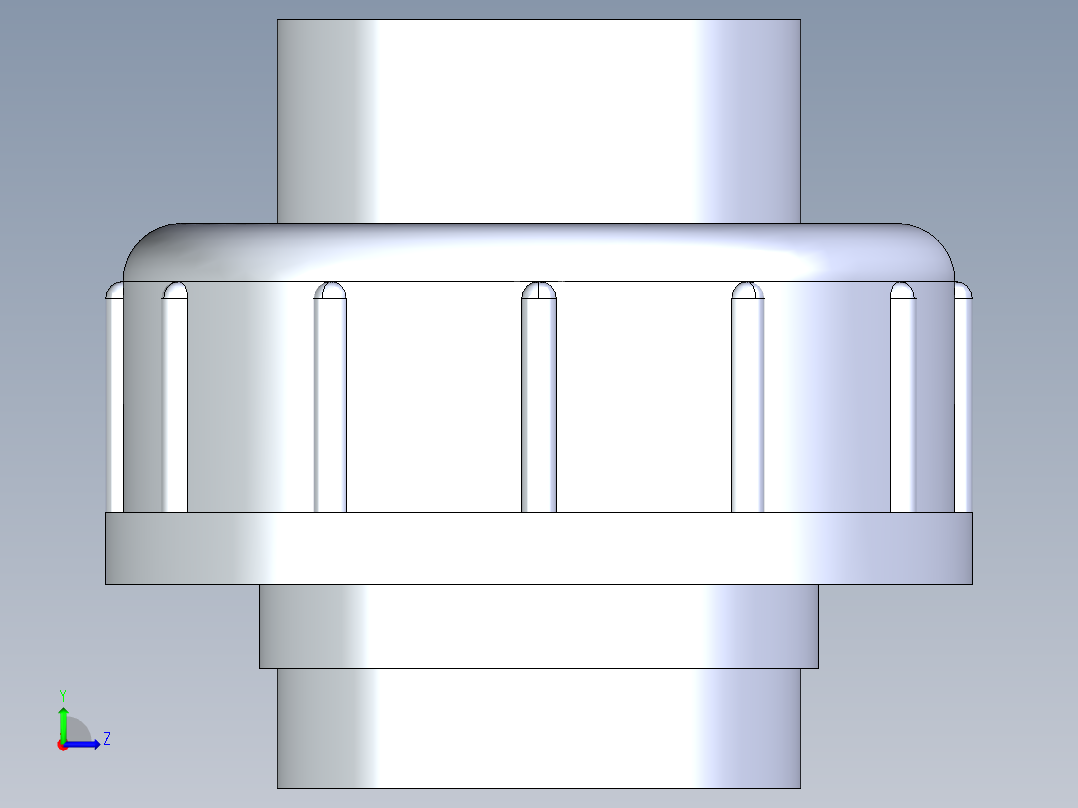 CPVC管件29-Sch80_Union T375_SxS_9897-375-010_1in左视图