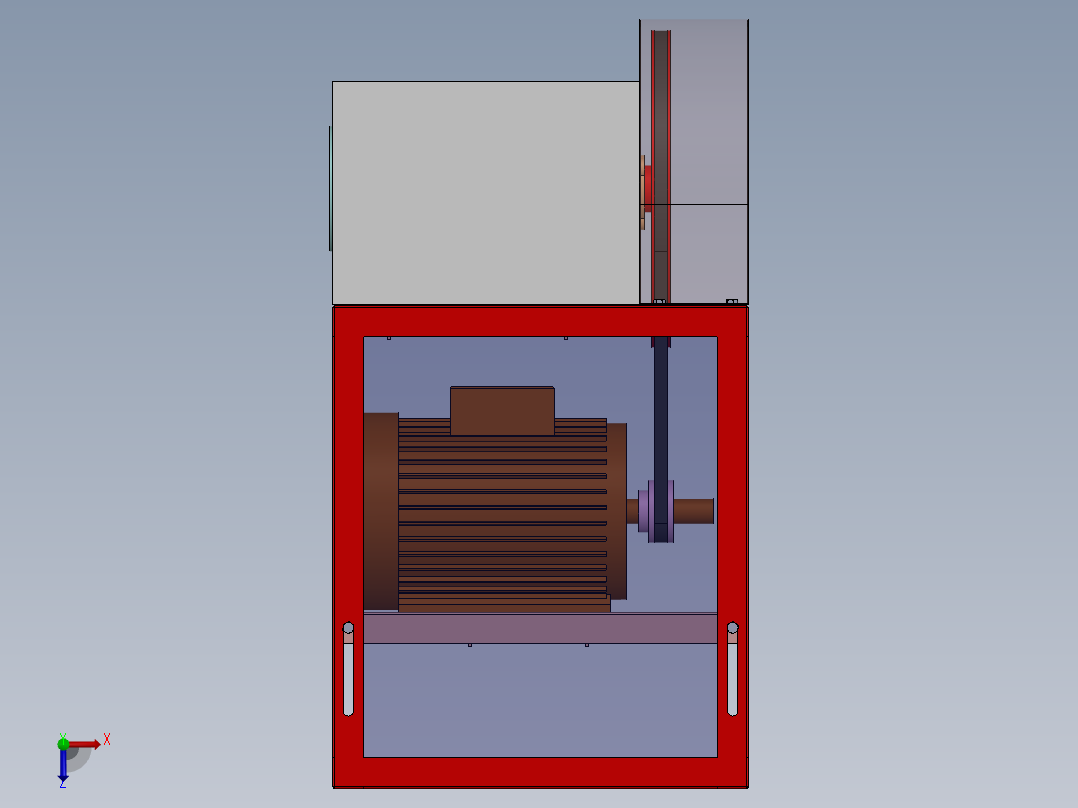 智能绞肉机sw17可编辑俯视图