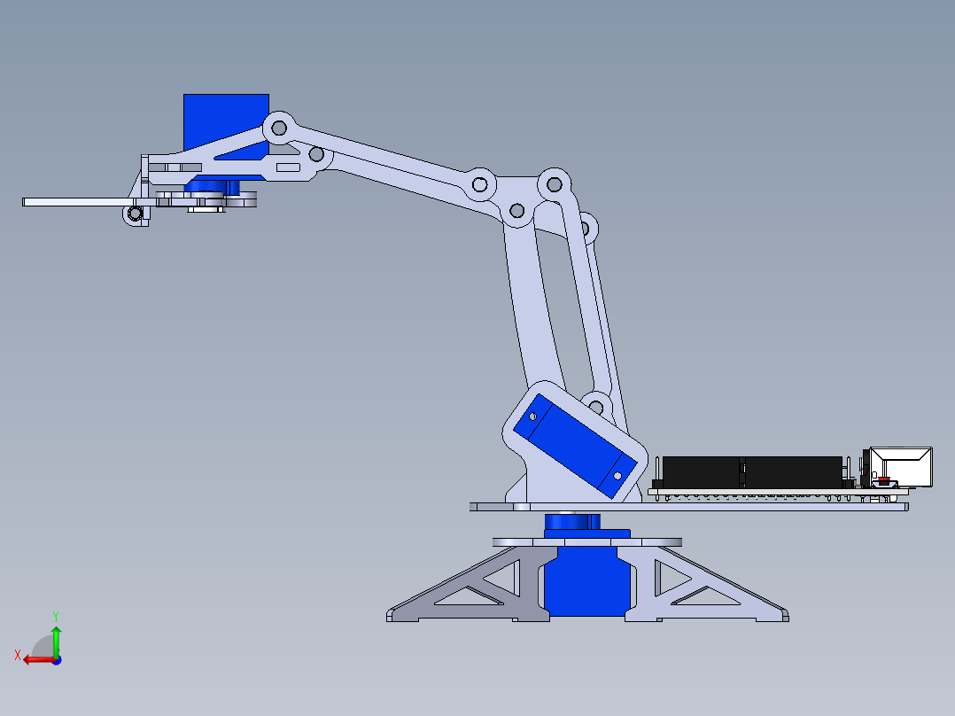 Robot Arm Arduino SW后视图
