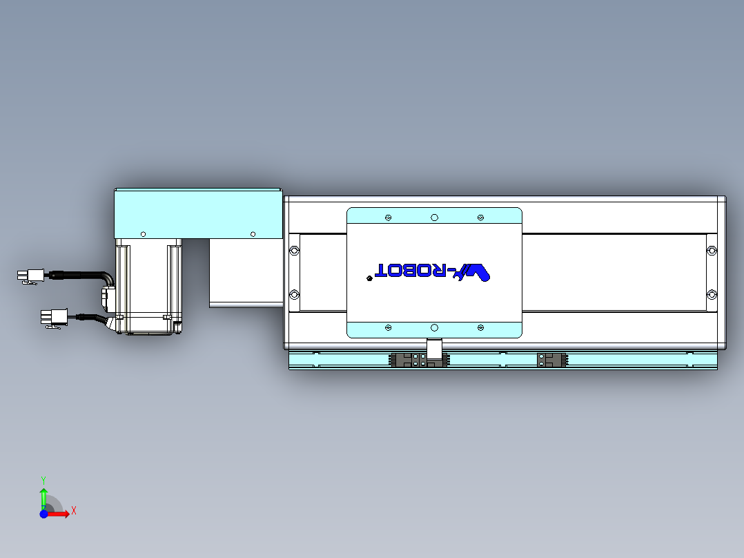 威洛博VBC同步带传动一无尘环境VBC14-L45-S100-BR-ZP40-C3前视图