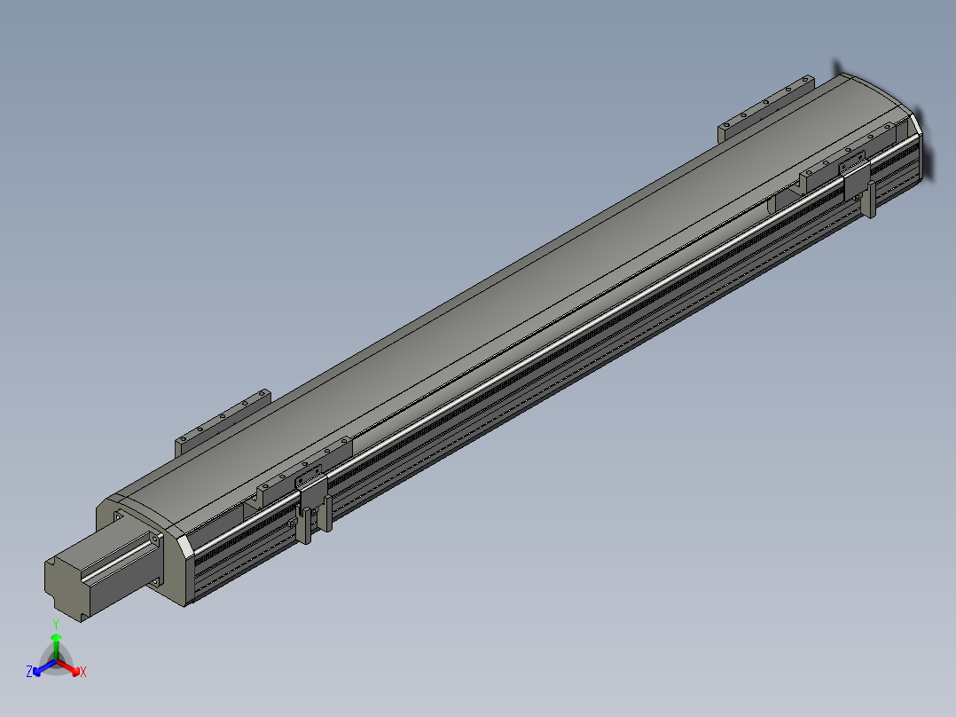 直线模组WG-LHA12-S700-M设计图纸正等轴测图
