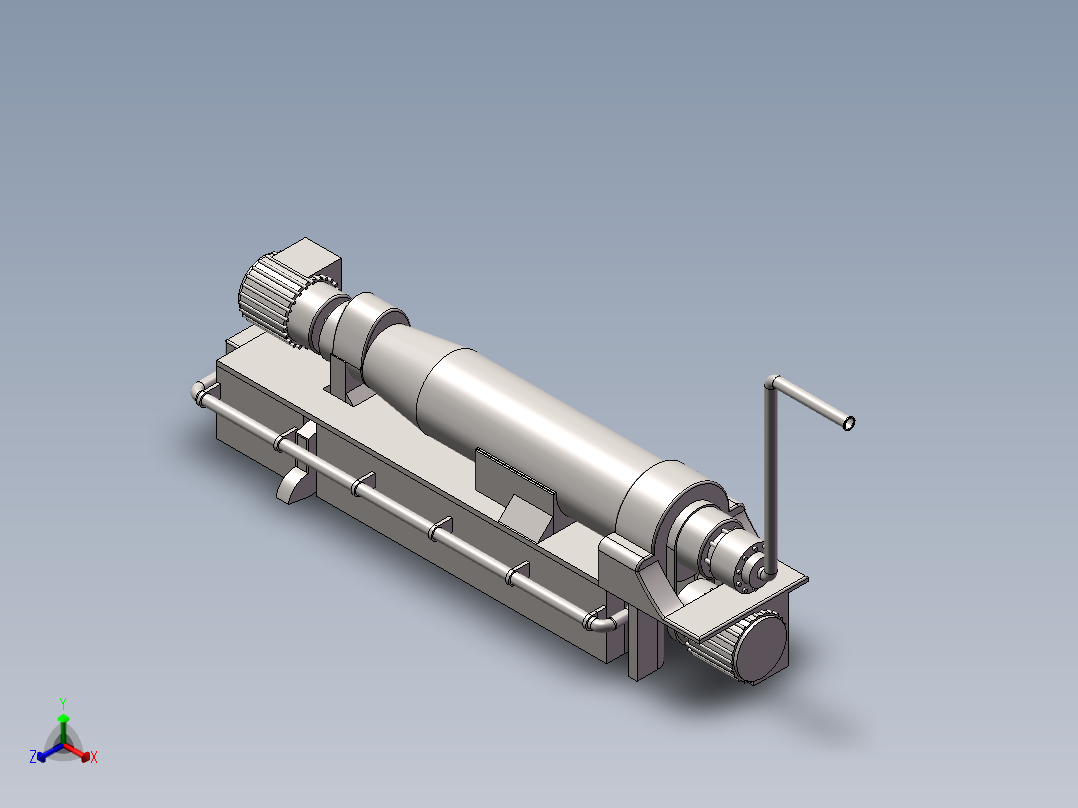 基于PLC控制的水泥离心机控制系统设计电线杆正等轴测图