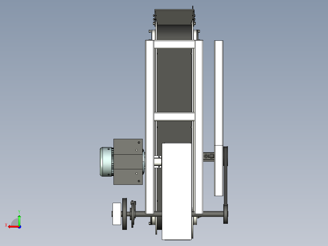 新桃片糕切片机后视图