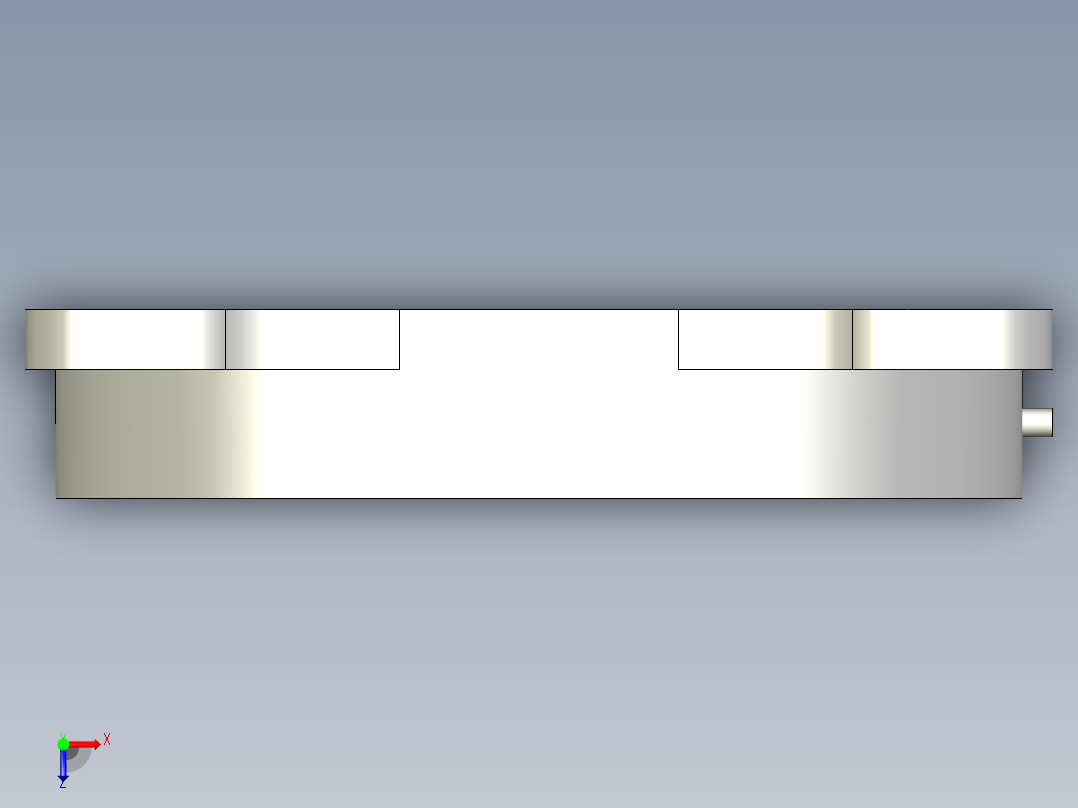 接近传感器PS100_CA俯视图
