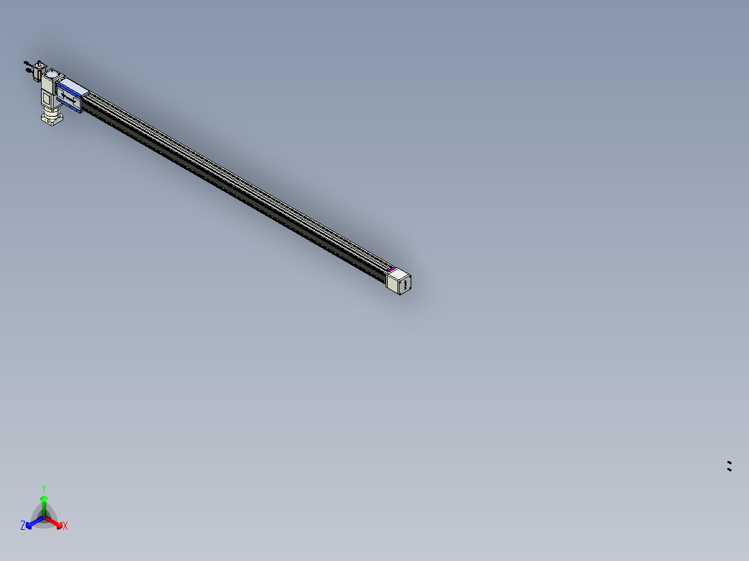 威洛博LB.GB同步带传动--欧规系列GB8-L192-S2350-BL-P75-K正等轴测图