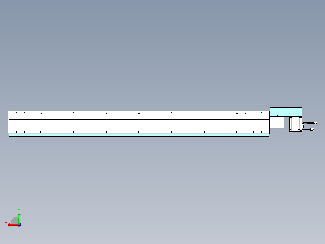 威洛博VBC同步带传动一无尘环境VBC14-L45-S1300-BR-ZP75-C3后视图