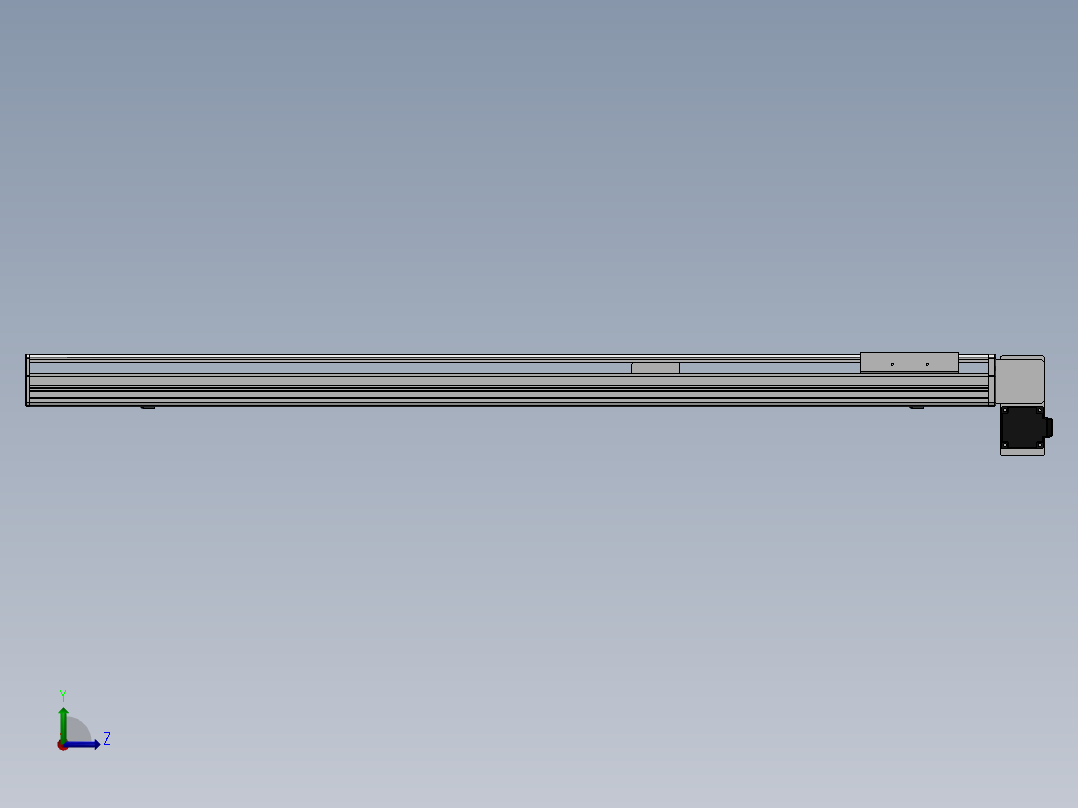 精密模组MT140-L110-1100-RD-M40-C4左视图