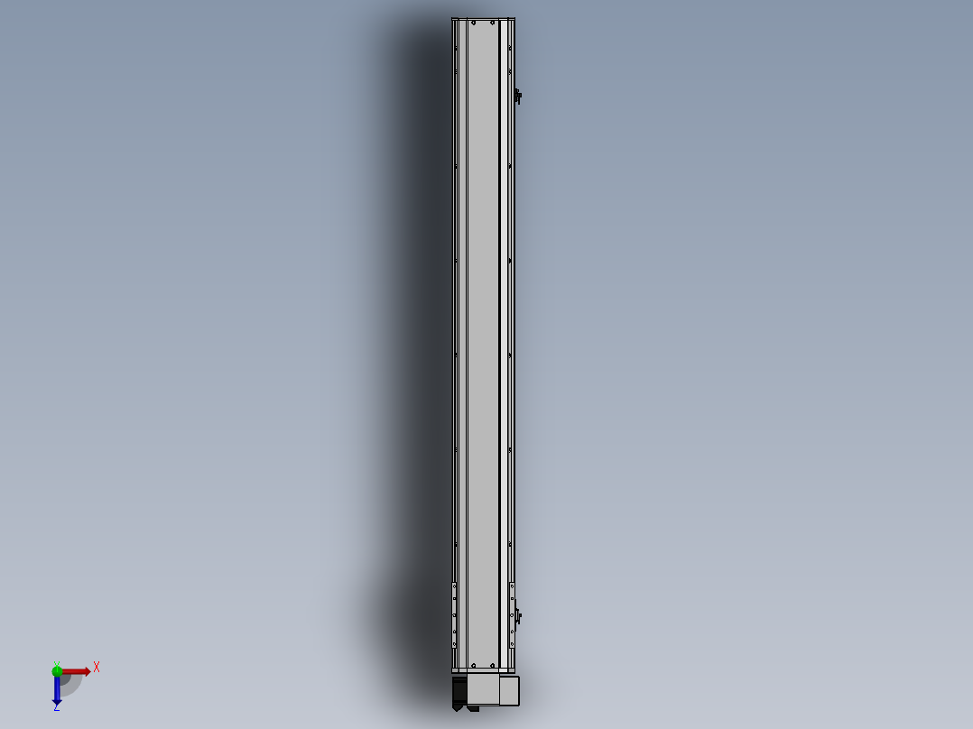 精密模组MT140-L110-1100-RD-M40-C4俯视图