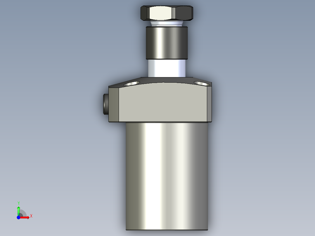 KOSMEKLHS0550-CL-Y45多系列多零件图纸模型前视图