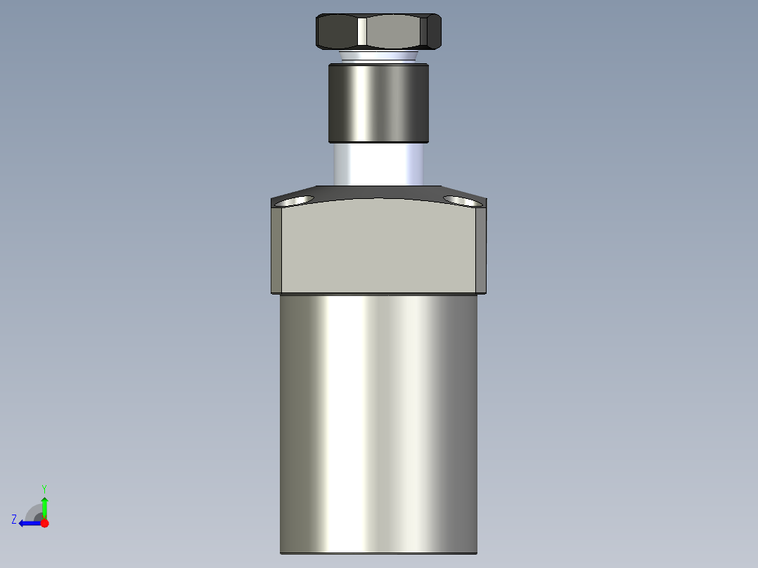 KOSMEKLHS0550-CL-Y45多系列多零件图纸模型右视图