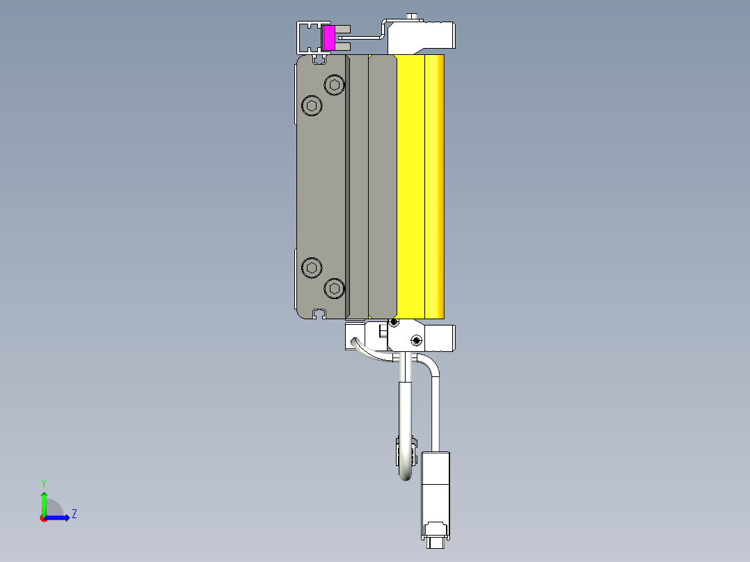 威洛博VL系列3d模型模组VL14S1Y-S1450左视图