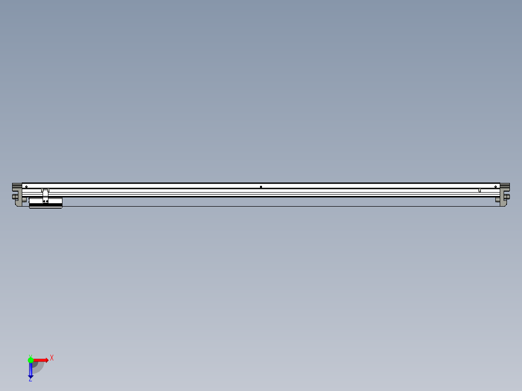 威洛博VL系列3d模型模组VL14S1Y-S1450俯视图