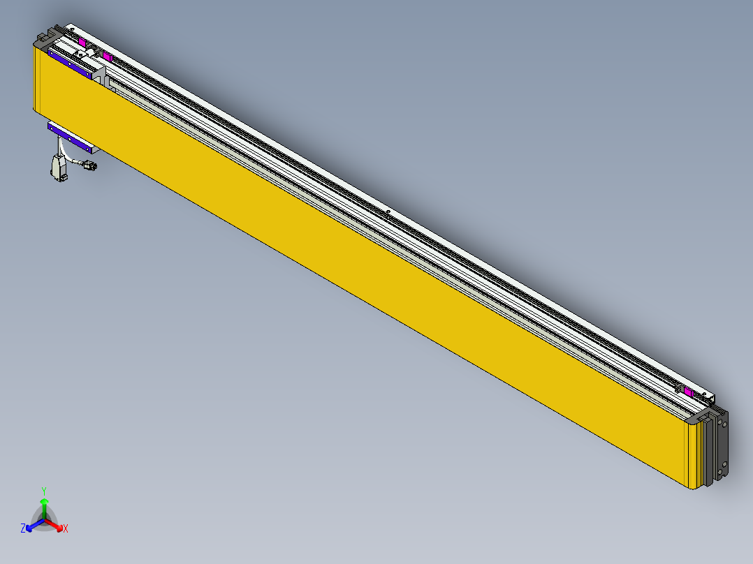 威洛博VL系列3d模型模组VL14S1Y-S1450正等轴测图