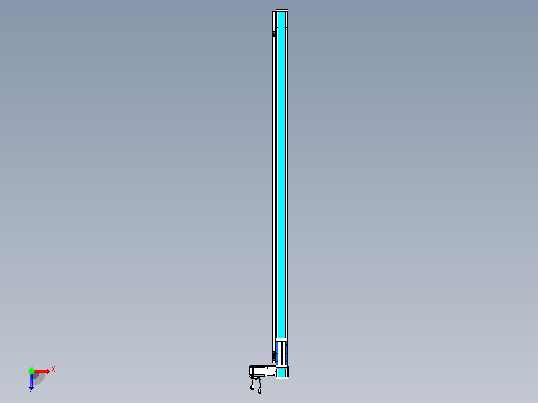 威洛博LB.GB同步带传动--欧规系列LB6A-L130-S1700-BR俯视图