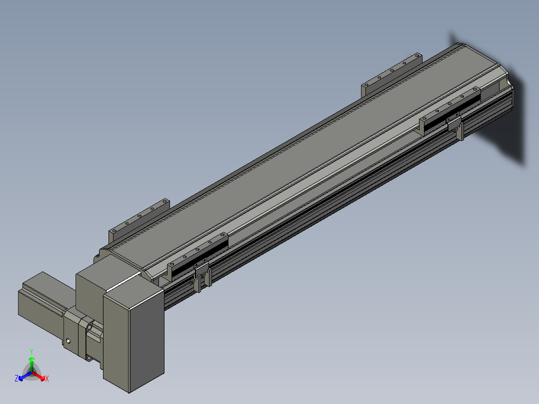 直线模组LHB17-L40-S650-RD设计图纸