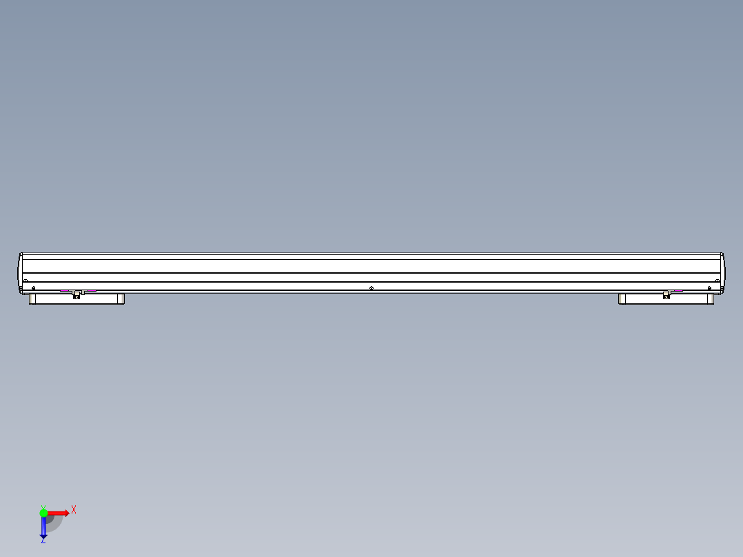 威洛博LC系列3d模型模组2LC22H2Y-S1050俯视图