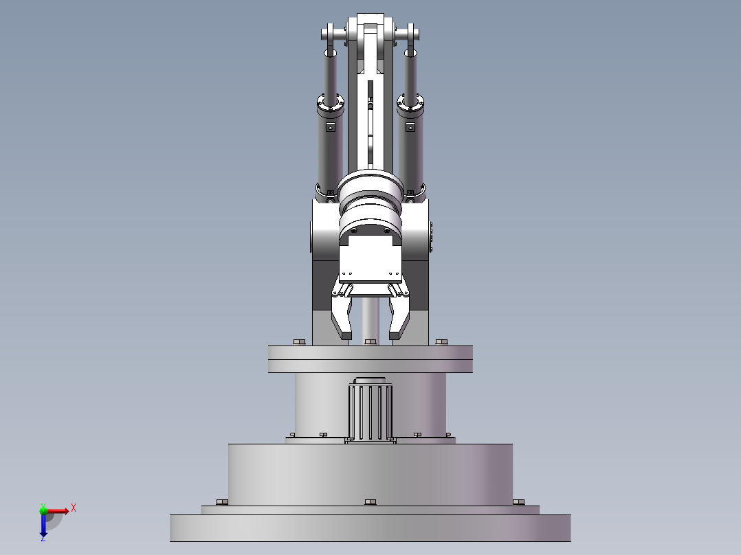 物料包装线模型码垛推动机构的设计【说明书+二维图+SW三维图】俯视图