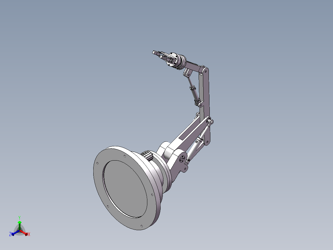 物料包装线模型码垛推动机构的设计【说明书+二维图+SW三维图】正等轴测图
