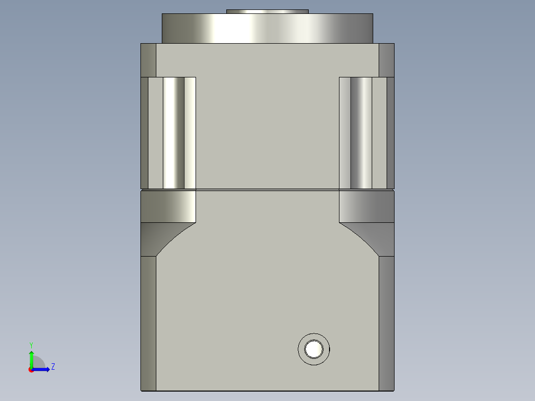 斜齿孔PGH060-L1 14-50-70-M4.STEP左视图