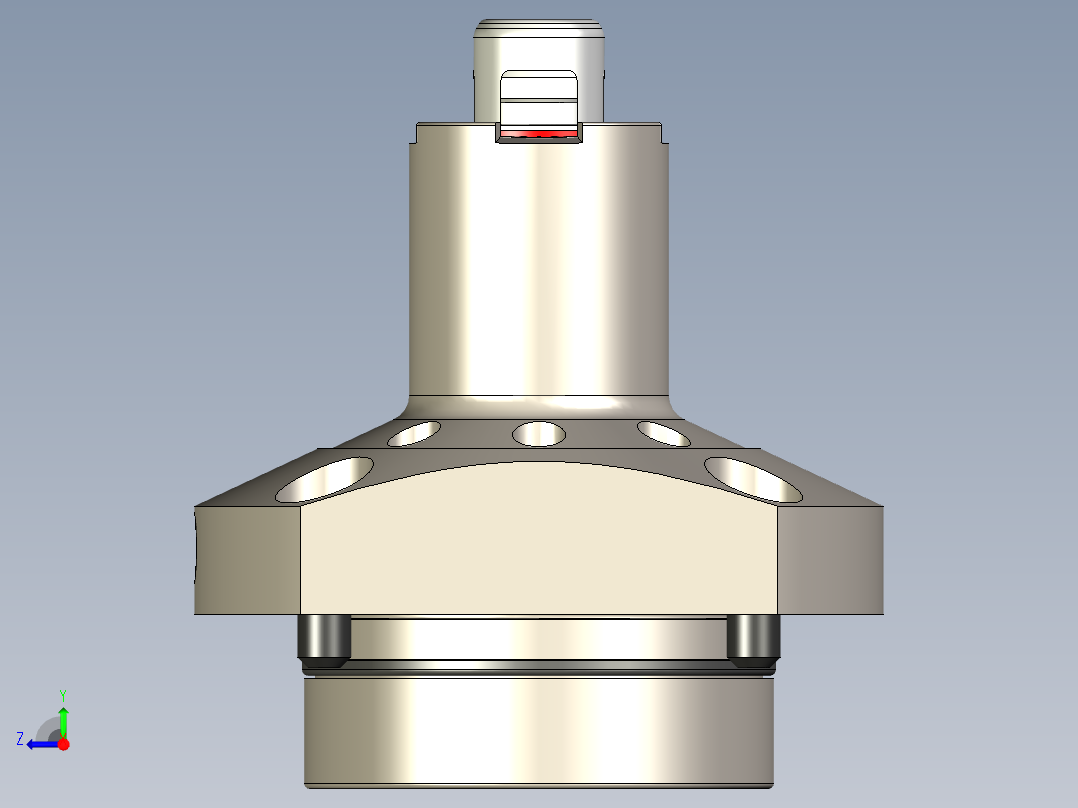 KOSMEKSFA3000-M2N-150-H55多系列多零件图纸模型多系列多零件图纸模型右视图