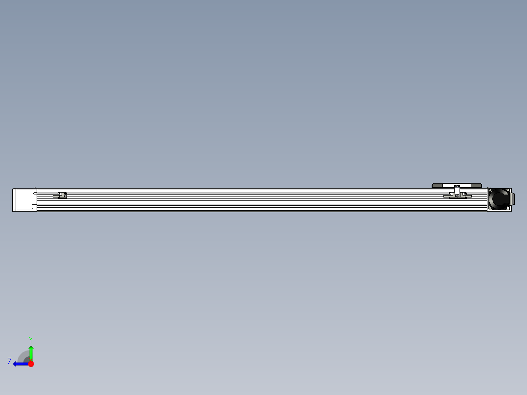 同步带滑台-欧规BC6-L120-S1100-R-P40-D3右视图