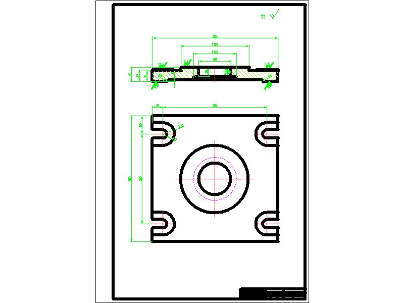2G038--法兰盘加工工艺及关键工序工装设计【J197重复】