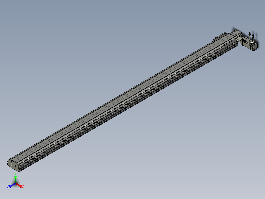 东锦同步带传动-直线滑台模组DH135B-L125-S2300-BL-P400W-C3