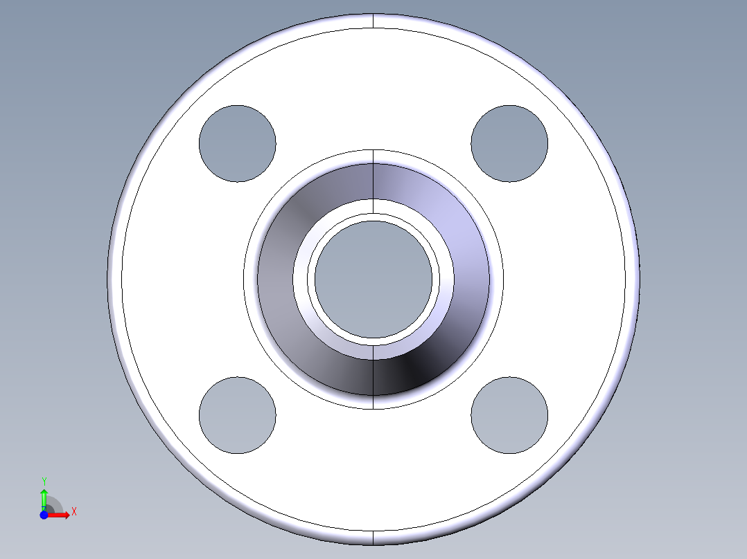 管件接头、螺纹接头、三通(46)前视图