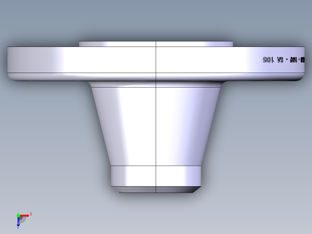 管件接头、螺纹接头、三通(46)俯视图