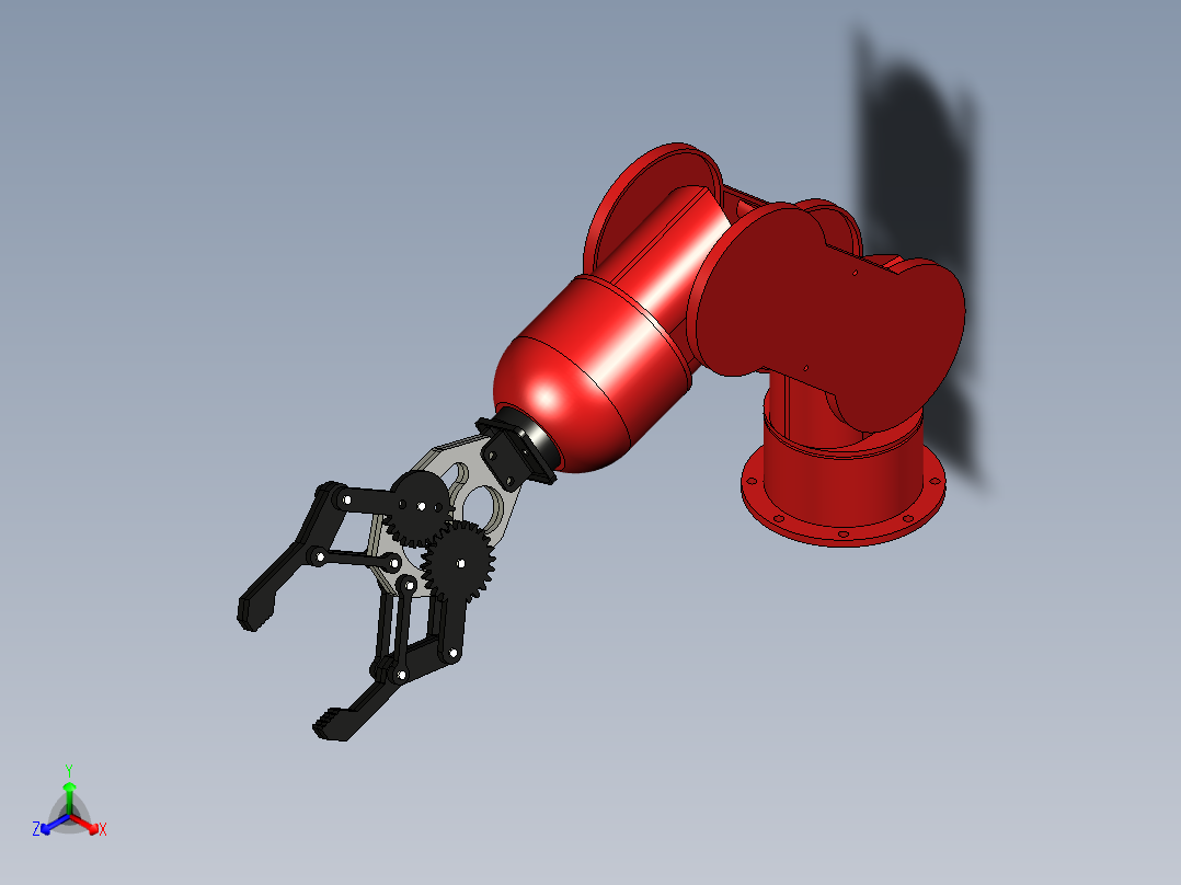 齿轮式机械夹爪