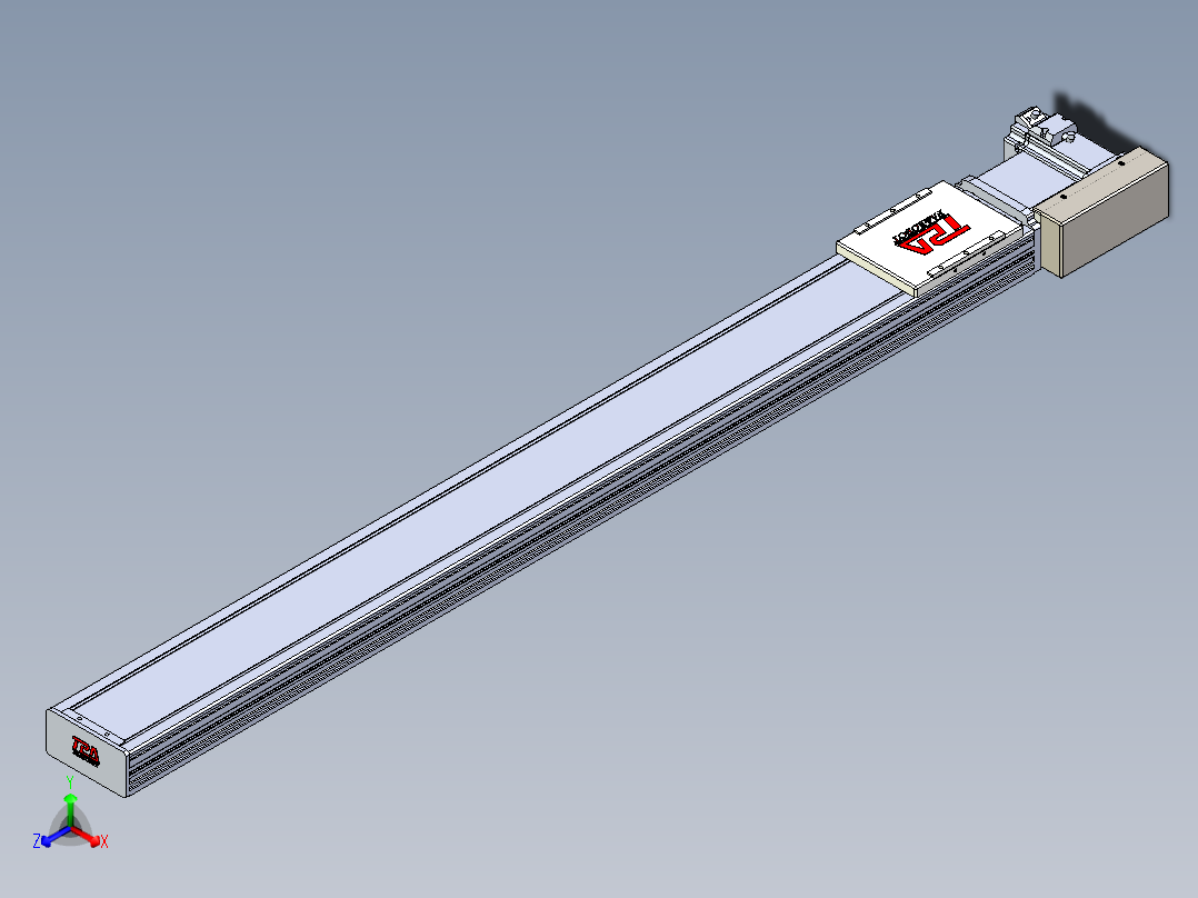 同步带全封闭直线模组TPA-HCB-110D-90-L1050-ML-Y-P40-N3