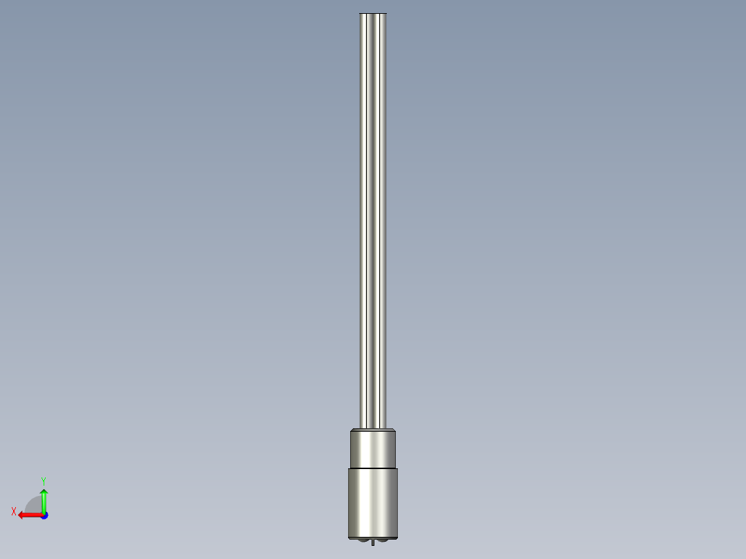 基恩士PX-H61_kc图纸模型后视图