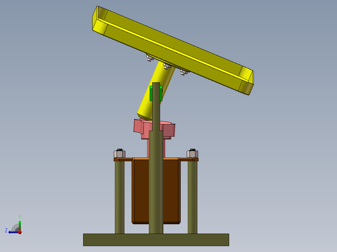 偏心摇摆机构1右视图