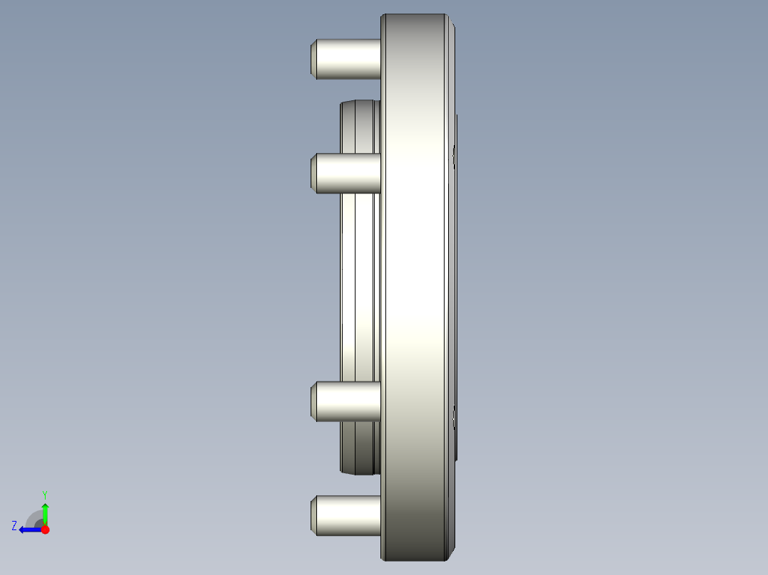 KOSMEKVSJ250-G多系列多零件图纸模型多系列多零件图纸模型右视图